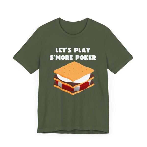 Let's play s'more poker - Bella+Canvas 3001 T-shirt - Image 9