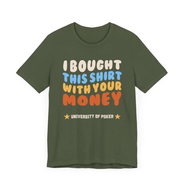 I bought this shirt (University of Poker) - Bella+Canvas 3001 - Image 9