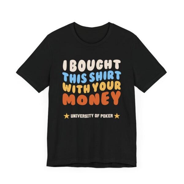 I bought this shirt (University of Poker) - Bella+Canvas 3001 - Image 3