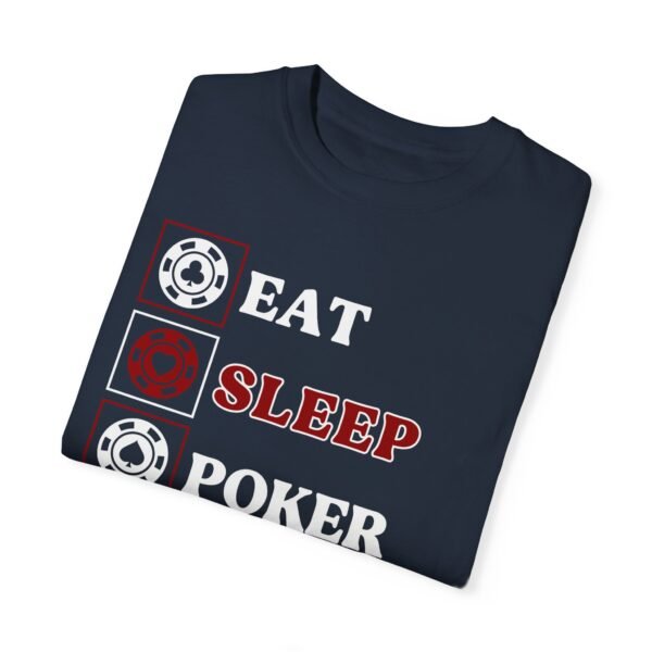 Eat Sleep Poker Repeat (with red) - Comfort Colors 1717 - Image 5