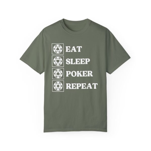 Eat Sleep Poker Repeat - Comfort Colors 1717 - Image 7