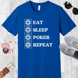 Eat Sleep Poker Repeat - Bella+Canvas 3001