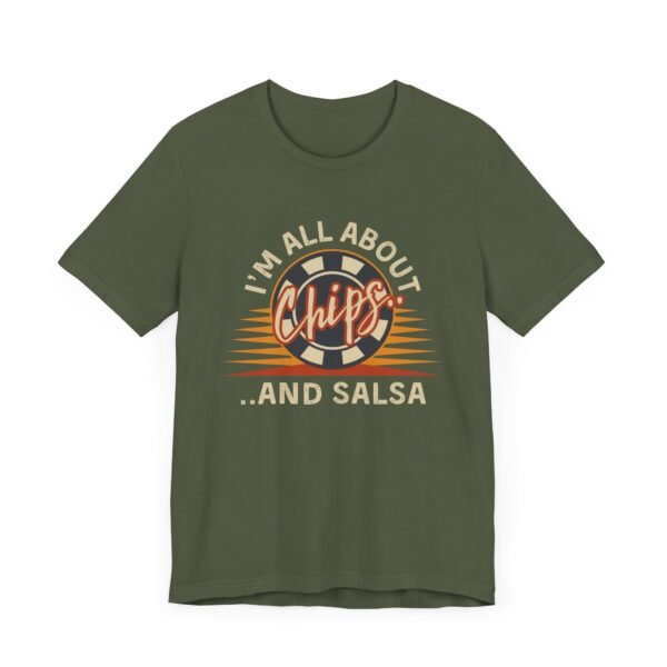 I'm all about chips and salsa - Bella+Canvas 3001 - Image 2