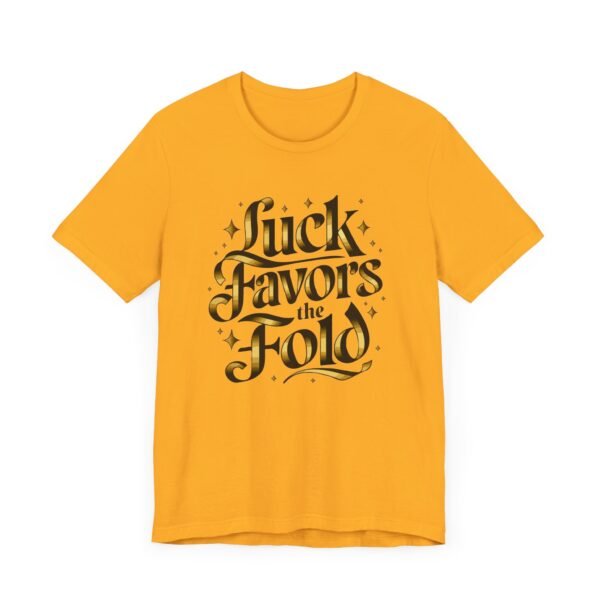 Luck favors the fold - Bella+Canvas 3001 - Image 3