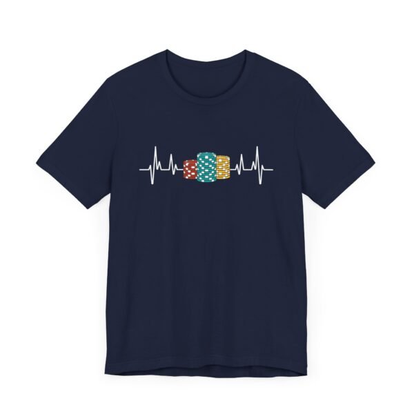 Poker Heartbeat Chip Stacks - Bella+Canvas 3001 - Image 10