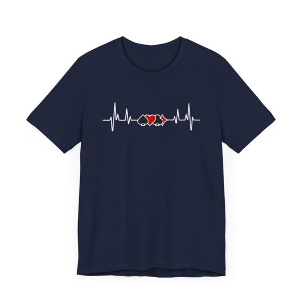 Poker heartbeat card suits - Bella+Canvas 3001 - Image 7