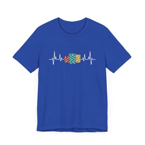 Poker Heartbeat Chip Stacks - Bella+Canvas 3001 - Image 3