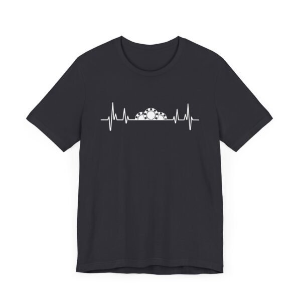 Poker Heartbeat Chips Rising - Bella+Canvas 3001 - Image 2