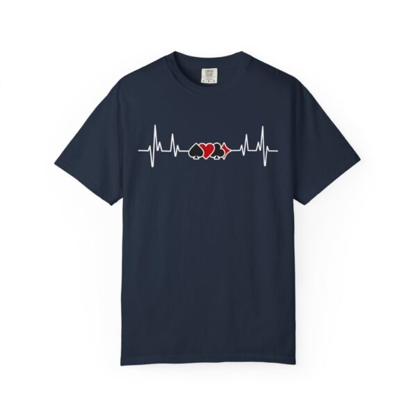 Poker Heartbeat Card Suits - Comfort Colors 1717 - Image 2