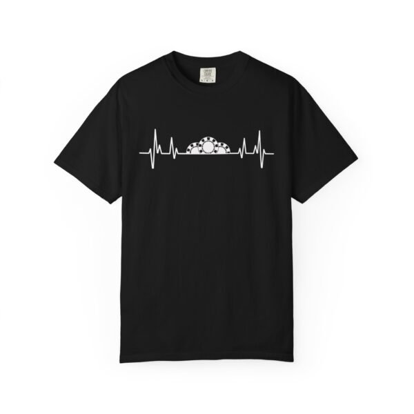 Poker heartbeat with chips rising - Comfort Colors 1717 - Image 3
