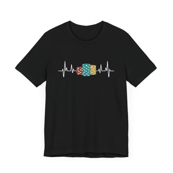 Poker Heartbeat Chip Stacks - Bella+Canvas 3001 - Image 6