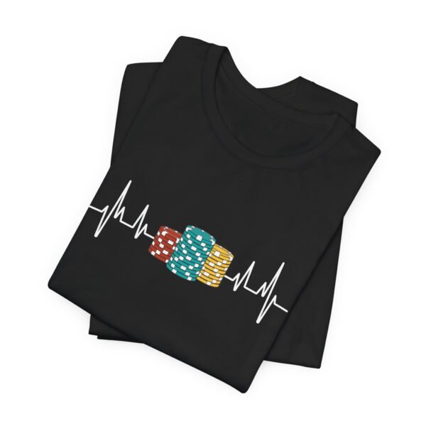 Poker Heartbeat Chip Stacks - Bella+Canvas 3001 - Image 8