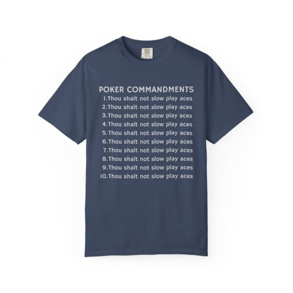 Poker Commandments - Comfort Colors 1717 - Image 2