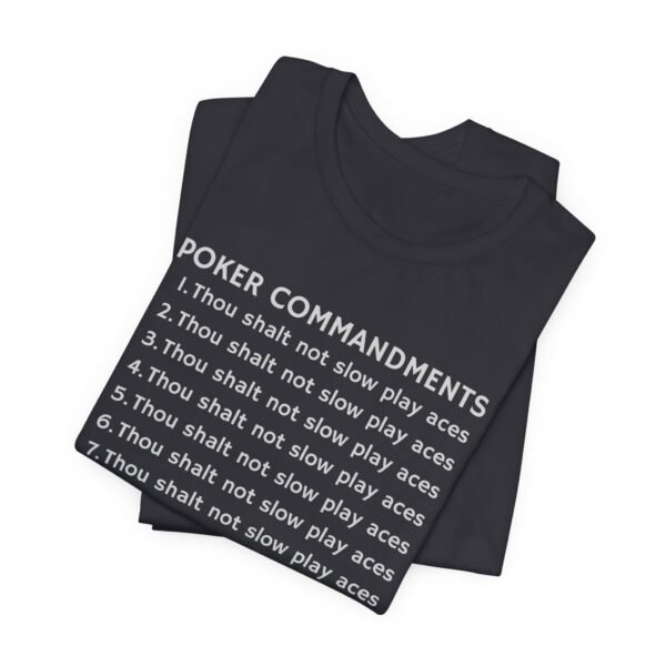 Poker Commandments - Bella+Canvas 3001 - Image 4