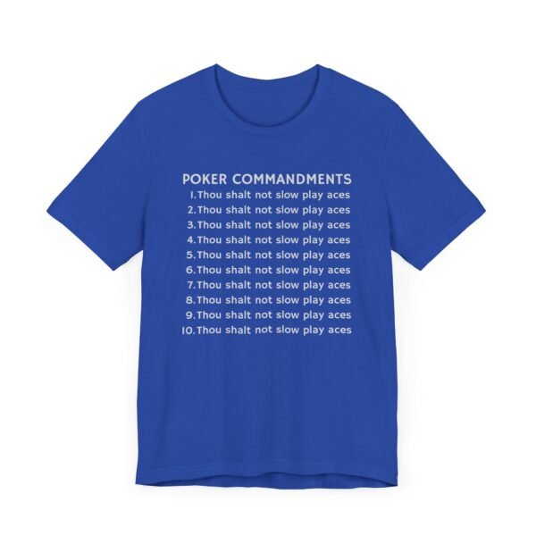 Poker Commandments - Bella+Canvas 3001 - Image 8