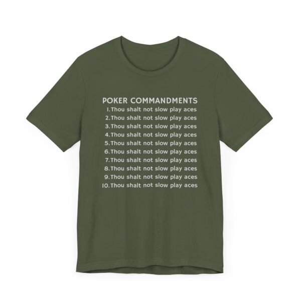 Poker Commandments - Bella+Canvas 3001 - Image 6