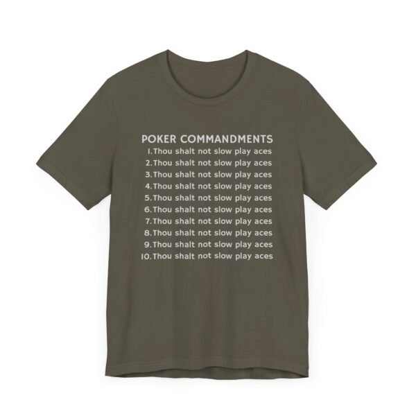 Poker Commandments - Bella+Canvas 3001 - Image 9