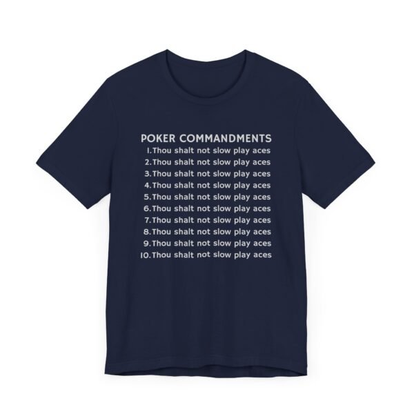 Poker Commandments - Bella+Canvas 3001 - Image 10