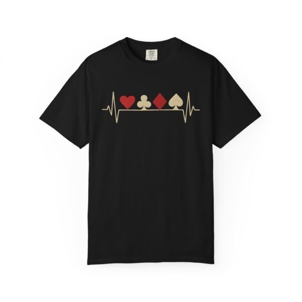Poker heartbeat card suits v2 - Comfort Colors 1717 - Image 2