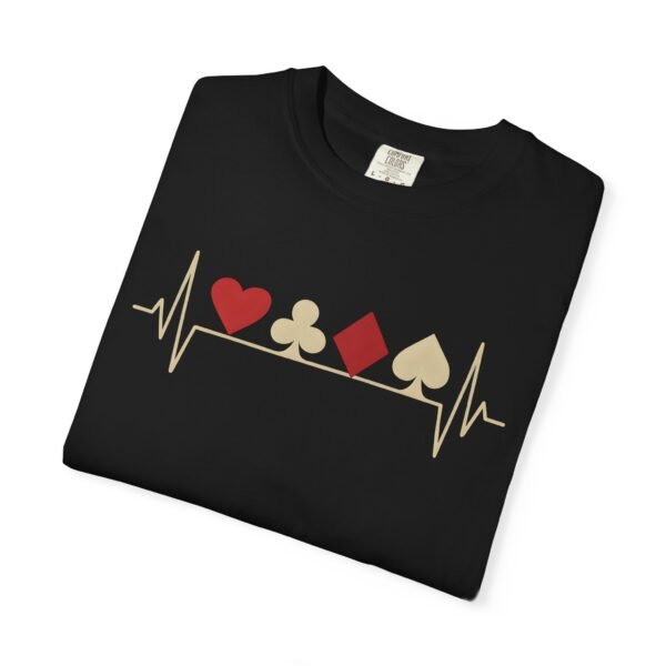 Poker heartbeat card suits v2 - Comfort Colors 1717 - Image 4