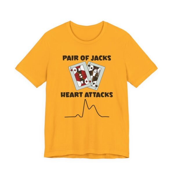 Pair of Jacks, Heart Attacks - Bella+Canvas 3001 - Image 2